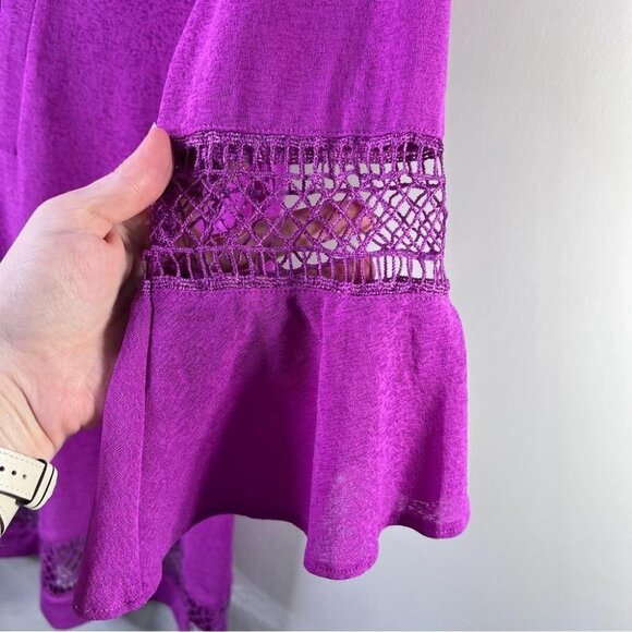 Maryan Mehlhorn Womens Size Medium Swim Cover Up Fuchsia Tunic Beach Vacation - Picture 5 of 10